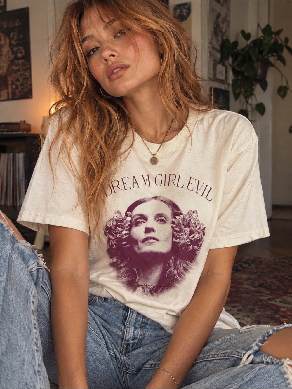 Florence + The Machine Dream Girl Evil Concert Tee Size L 🤍
